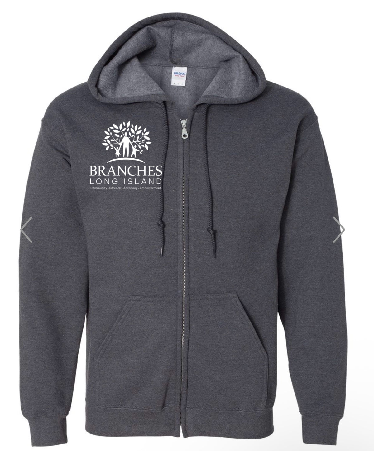 Zip up hoodie unisex