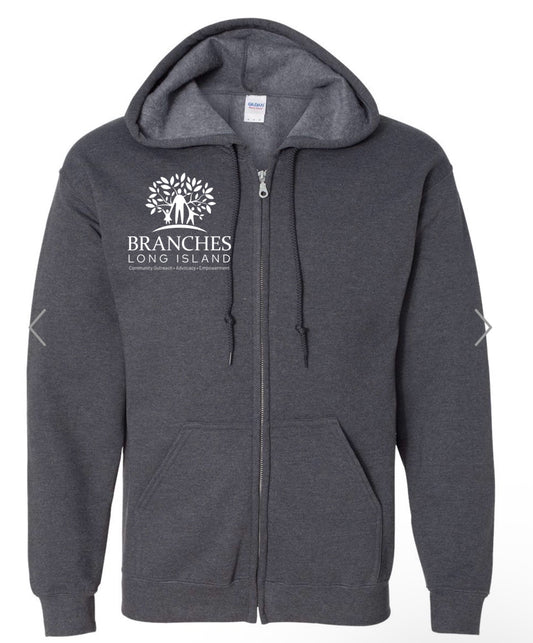 Zip up hoodie unisex