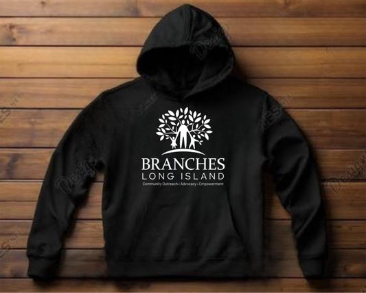 Branches Black Hoodie